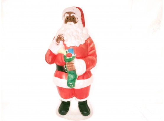 41'  Empire African Santa Clause Christmas Blow Mold