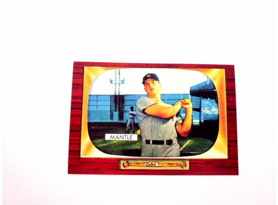 Mickey Mantel Baseball Card No. 202 Reprint