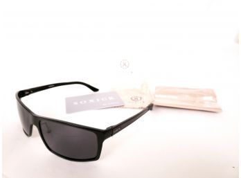 Soxick Sunglasses No. 070716 New With Case Cleaning Cloth And ID Card