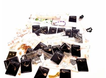Large Jewelry Lot All New Includes Bracelets Necklaces Earrings And Rings
