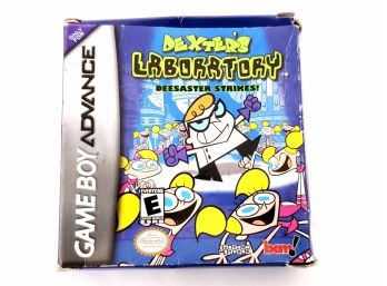 Gameboy Advance Dexter's Laboratory Deesaster Strikes Video Game In Original Box With Instructions