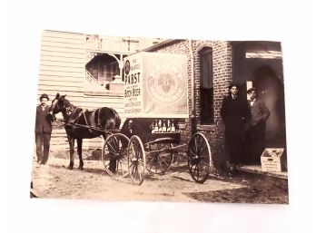 Antique Pabst Beer Wagon Photo Reprint