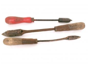 Lot Of 3 Antique Soldering Irons