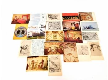 Large Postcard Lot Printed In Italy England Isreal And More