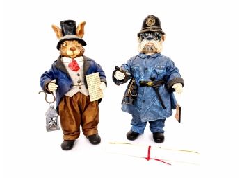 2 City Of London Londonshire Figures Including Officer Kevin #713406 With Certificate