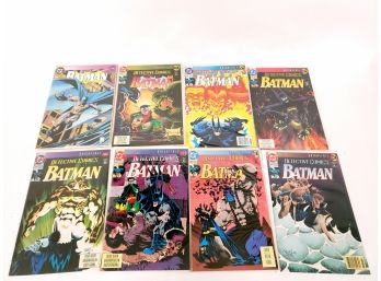 Lot Of 8 DC Comics Batman Knightfall Comic Books In Protective Packaging
