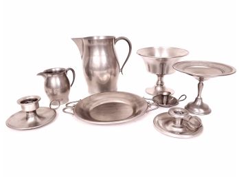 Lot Of Pewter Items Including Woodbury Pewter Preisner Pewter And CT House Pewter