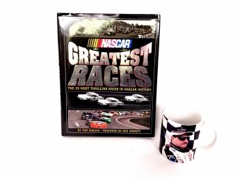 Nascar 'greatest Races' Book The 25 Most Thrilling Races In Nascar History And Dale Earnhardt Coffee Mug