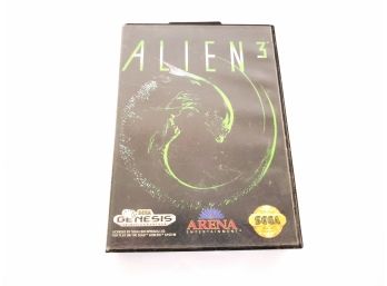 1992 Sega Genesis Alien 3 Video Game With Case And Instructions