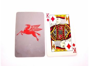 2 Mobil Gasoline Playing Cards