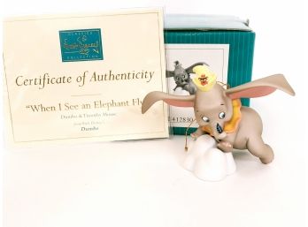Dumbo When I See An Elephant Fly Ornament Disney WDCC