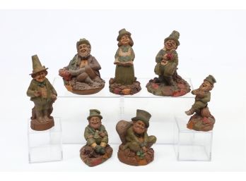 Lot Of 7 Collectible Tom Clarke Gnome Figurines