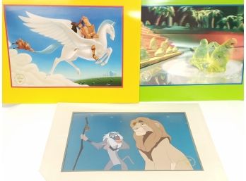 Disney Lithographs Flubber, Lion King, Hercules