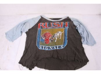 Vintage Rush 1982/1983 Signals World Tour Shirt