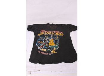 Vintage 1978 Jethro Tull Live In Concert Double Sided T Shirt Rare