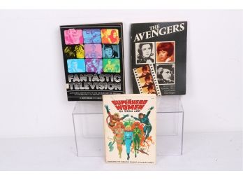 Group Of 3 Vintage Books Include 1977 'the Superhero Woman' By Stan Lee