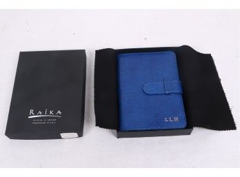 Raika Blue Leather Photo Album - New In Box