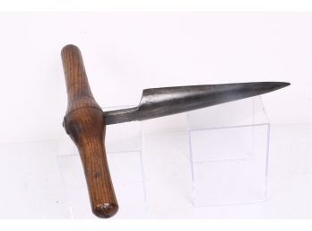 Large Antique Cutting Hole Tool