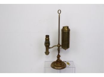 Antique Brass Oil Student Lamp
