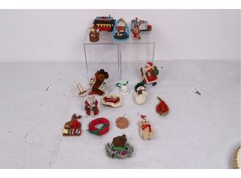 Group Of Christmas Ornaments