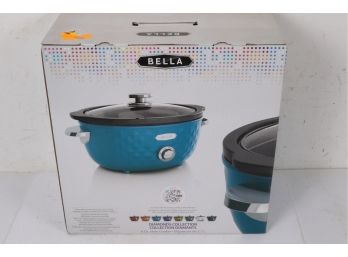 Bella - Diamonds Collection 6QT Slow Cooker - Turquoise New