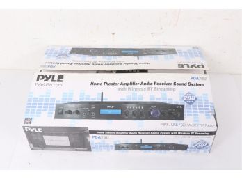 Pyle PDA7BU Home Theater Amplifier Audio Receiver Sound System With Bluetooth