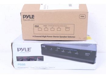 Pyle PSS6 & PSS4 6 & 4 Channel High Power Stereo Speaker Selector