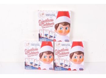 3 Elf On The Shelf Countdown To Christmas Advent Games NEW Sealed Box