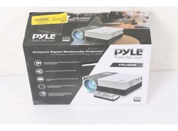 Pyle PRJG65 Digital Multimedia Projector, HD 1080p Support, USB/SD/HDMI, Mac