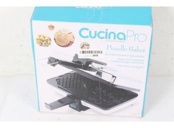 CucinaPro Pizzelle Maker Iron Baker Italian Cookies / Waffle Non-Stick Grids