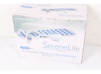 SereneLife PHSPAMT24HT Bath Bubble Body Massage Spa Mat Built-In Heater New