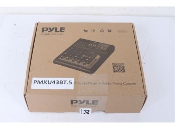 Pyle Bluetooth Sound Board Mixer System For DJ Studio Controller
