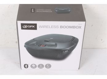 GPX Wireless CD Boombox - BCB117B - Bluetooth, Aux, AM/FM Radio, CD