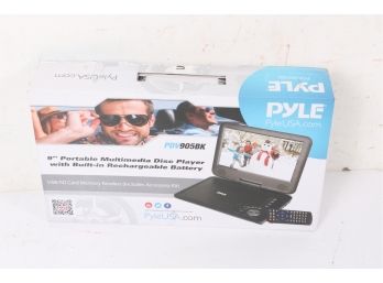 Pyle PDV156BK Portable CD/DVD Player With 15.6 Inch HD Screen And Remote, Black
