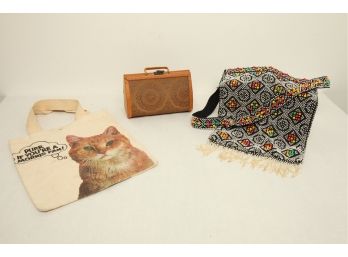 3 Vintage, Unique Handbags