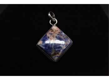 Sterling Silver & Lapis Lazuli Pendant