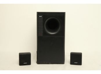 Bose Subwoofer W/2 Speakers