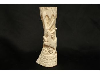 Antique/Vintage Intricate Bovine Bone Carving