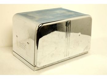 Vintage Chrome Bread 'Beauty Box' By Lincoln
