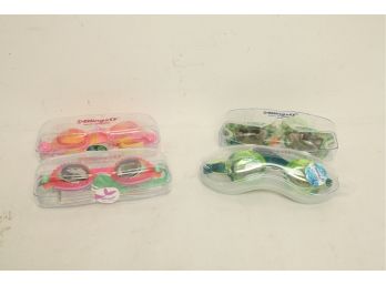 4 Pairs Of Children's Goggles By Bling-2-o ~ 2 Boys & 2 Girls