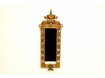Beautiful Antique Bradley & Hubbard Brass Framed Mirror