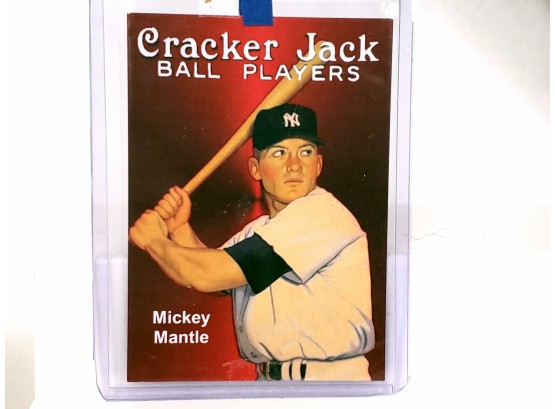 Mickey Mantle Cracker Jack Baseball Card