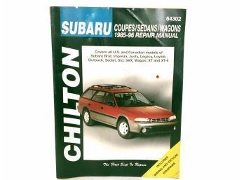 Chilton 1985-96 Subaru Repair Manual