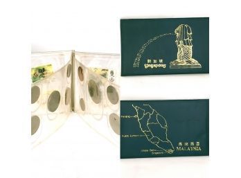 Singapore And Malaysia Stamp And Coin Booklet