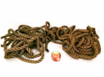 2 Sections Of 1' Rope, 50' Each