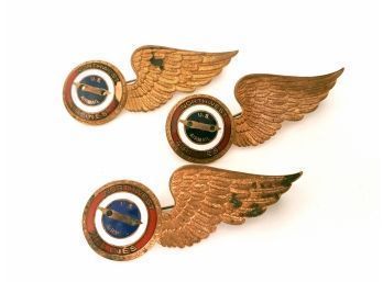 Group Of 3 Northwest Airlines Wings Pins