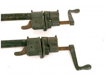 2 Sets Of Hartford Clamp Co 3/4' Pipe Clamps.