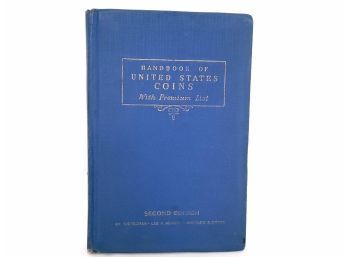 1943 Handbook Of United States Coins 2nd Edition