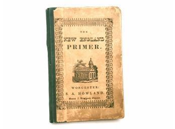 New England Primer Book Circa 1823-1845