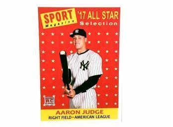 2017 Aaron Judge All Star Selection